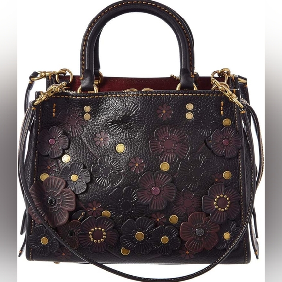 Limited edition Oxblood coach tearose purse - Picture 2 of 5